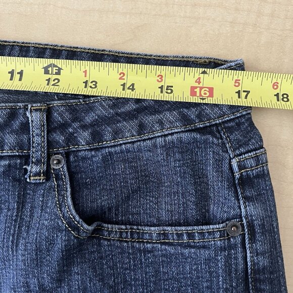 L. A. BLUES Women's Blue Denim Jeans Size 10M Stretch Boot Cut Mid Rise - Picture 7 of 10